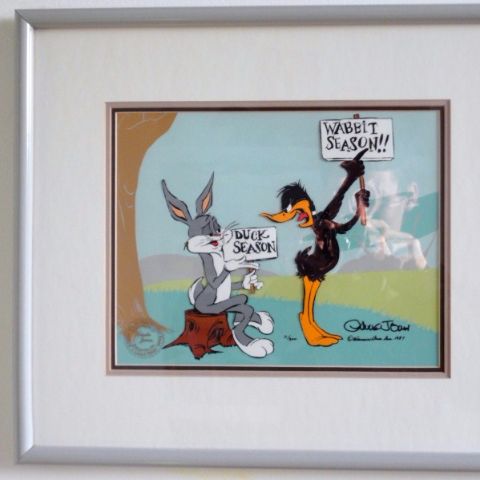 'Duck Season (Bugs Bunny & Daffy Duck)' (limited edition 31-200), purchased 1995
